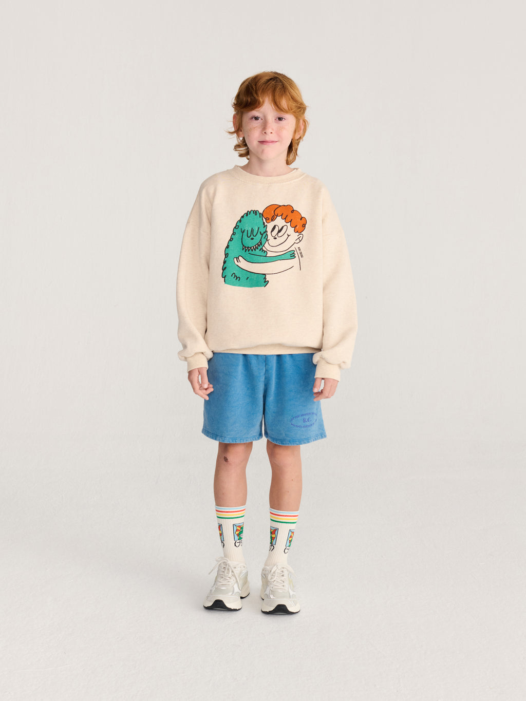 Bobo Choses Hug Hairy Monster sweatshirt