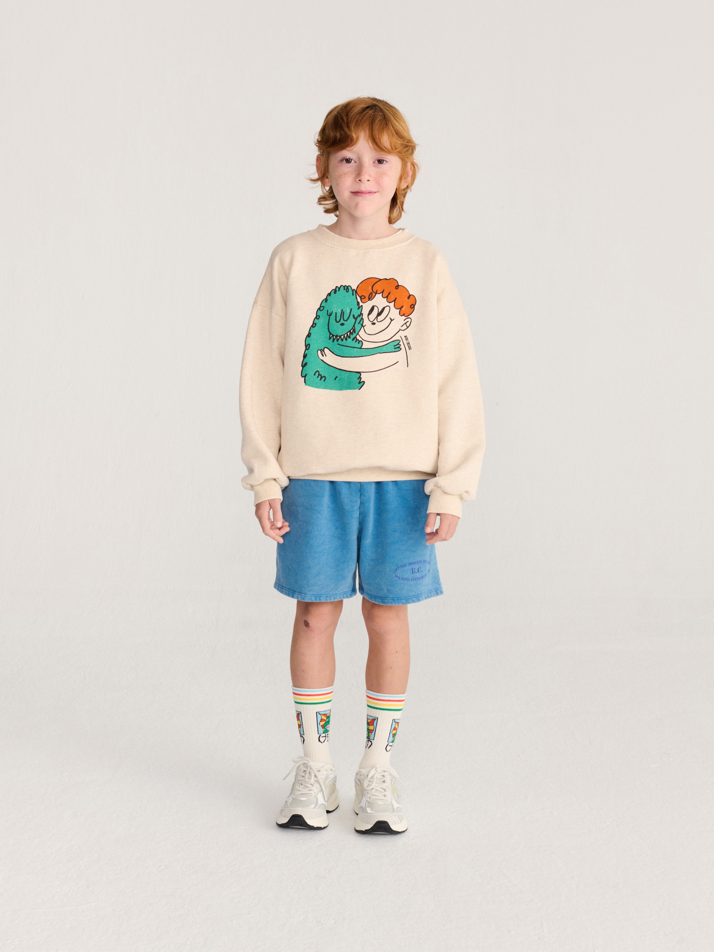 Bobo Choses Hug Hairy Monster sweatshirt