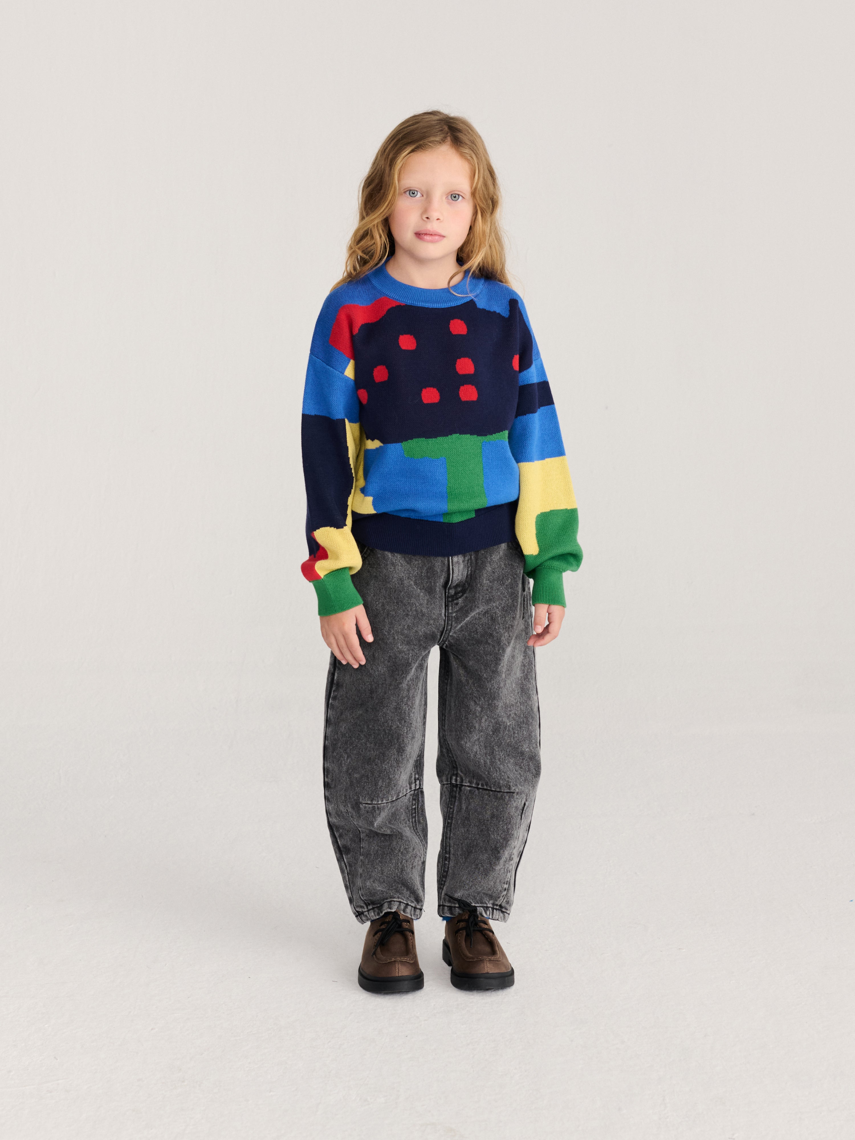 Bobo Choses Beast Tag denim pants