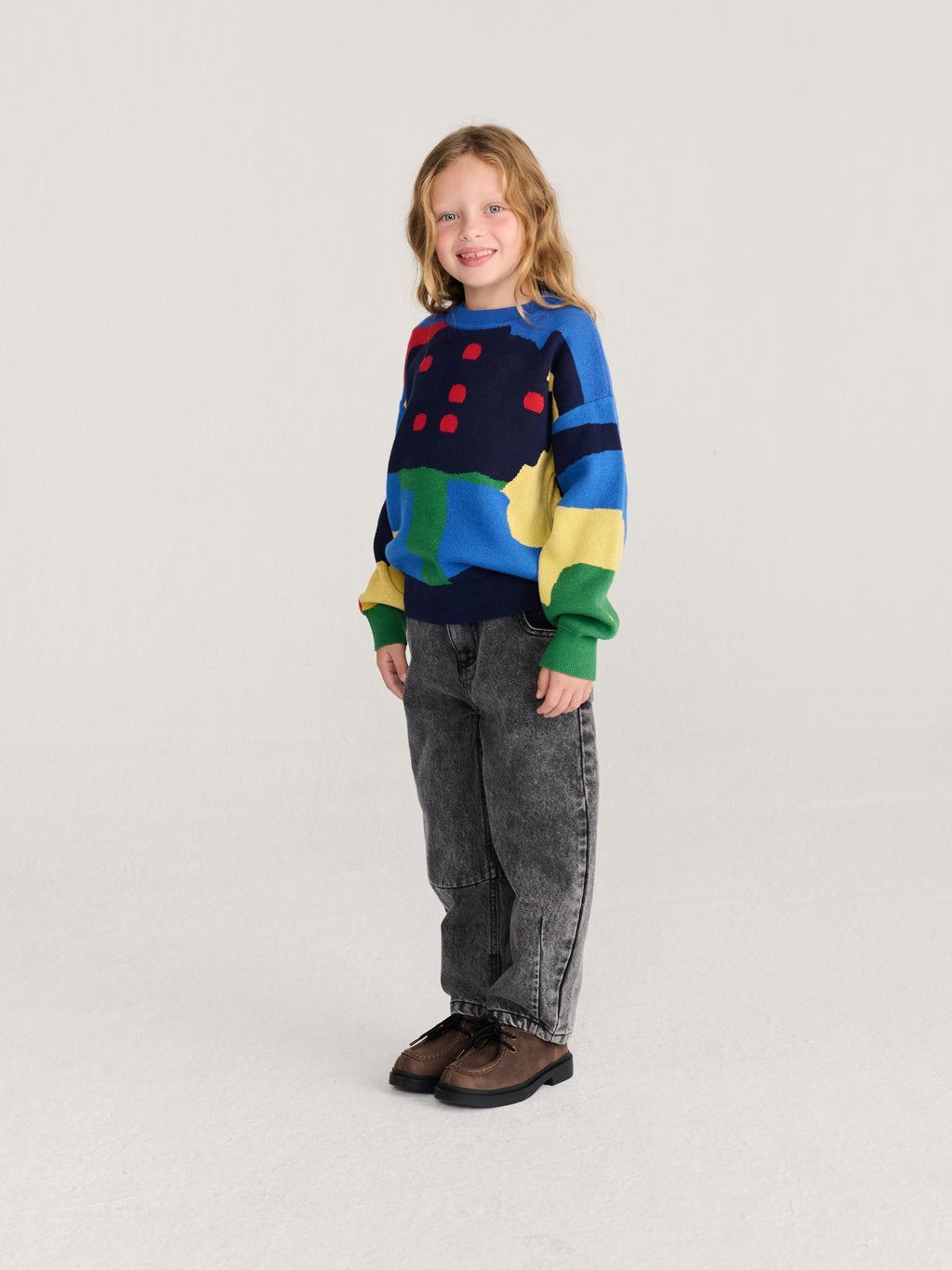 Bobo Choses Beast Tag denim pants