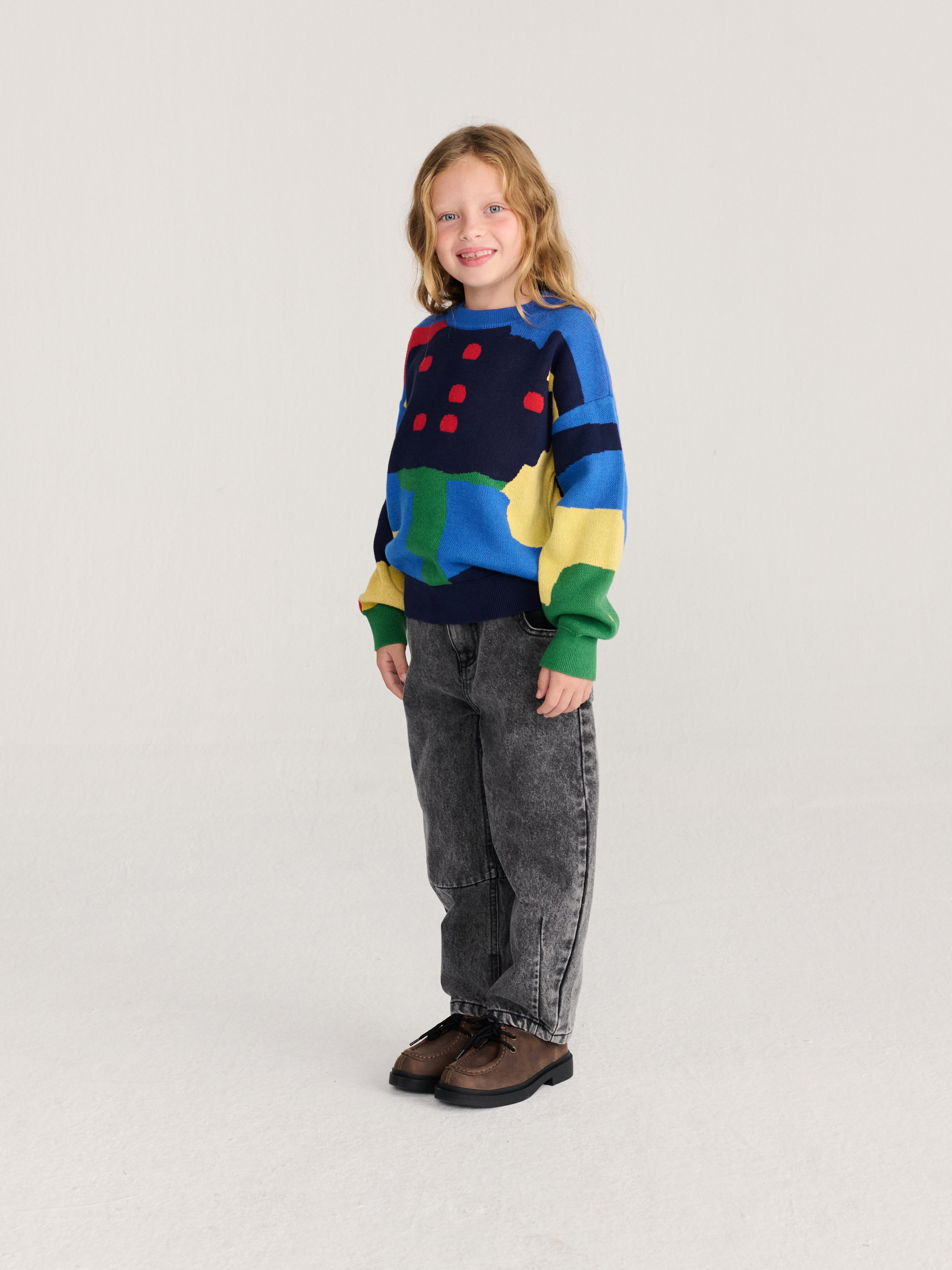 Bobo Choses Beast Tag denim pants