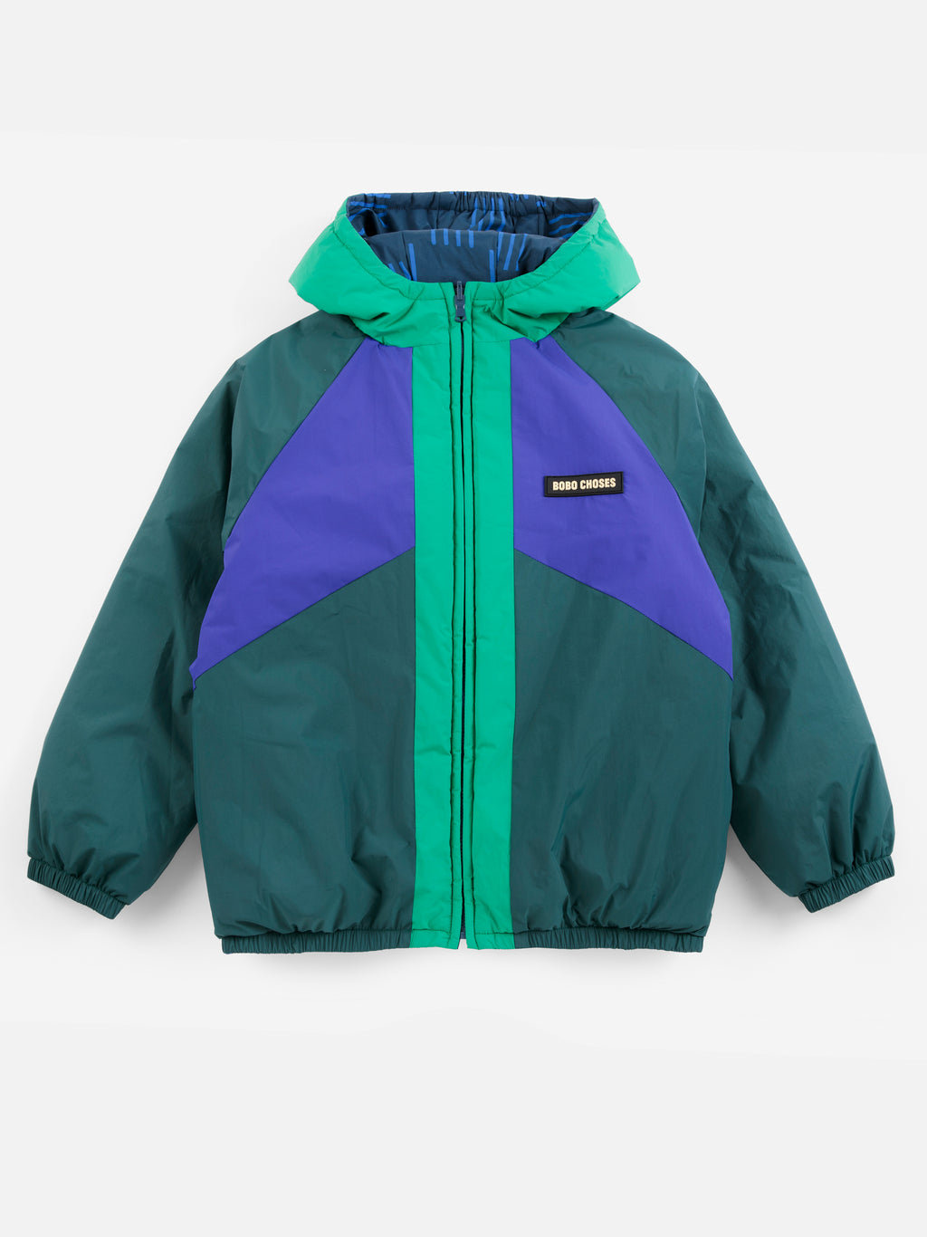 Bobo Choses Almost Moiré all over reversible anorak