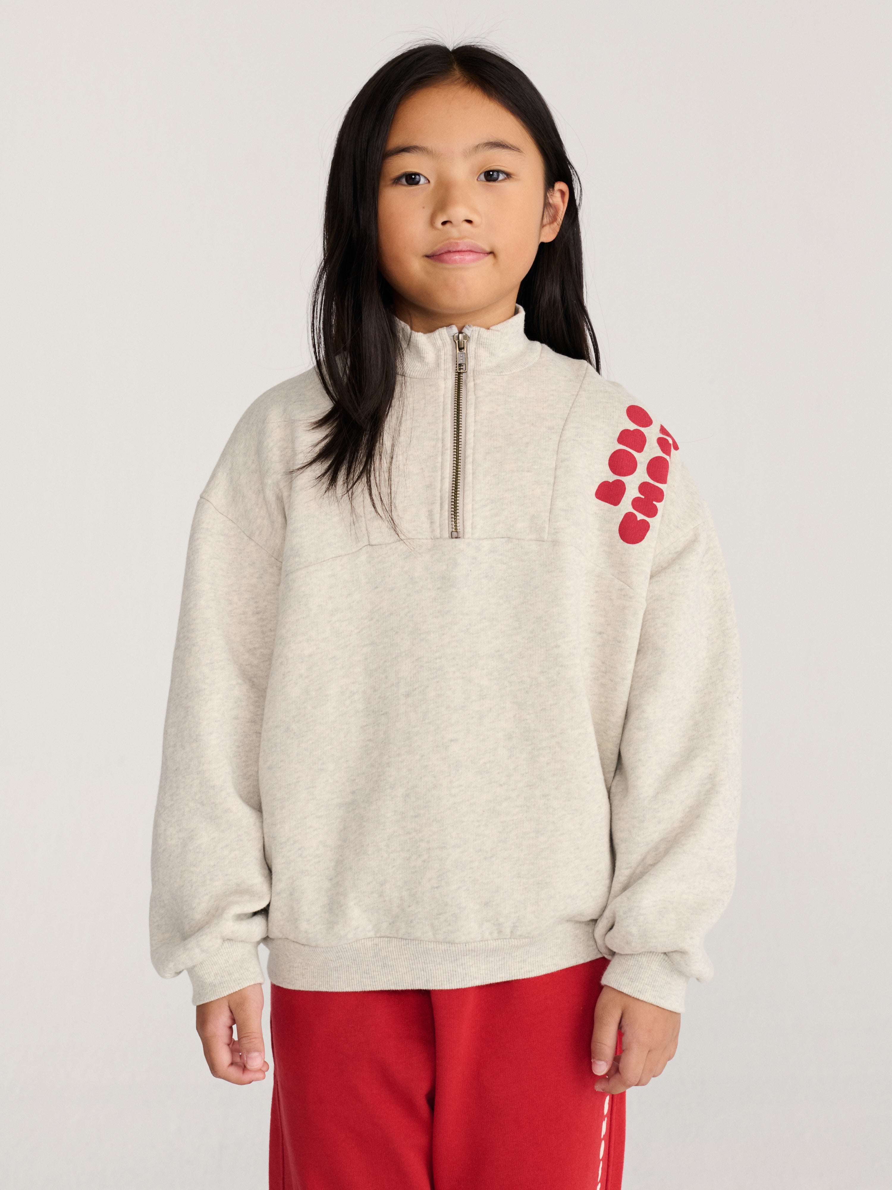 Bobo Choses Bolder half zipped sweatshirt