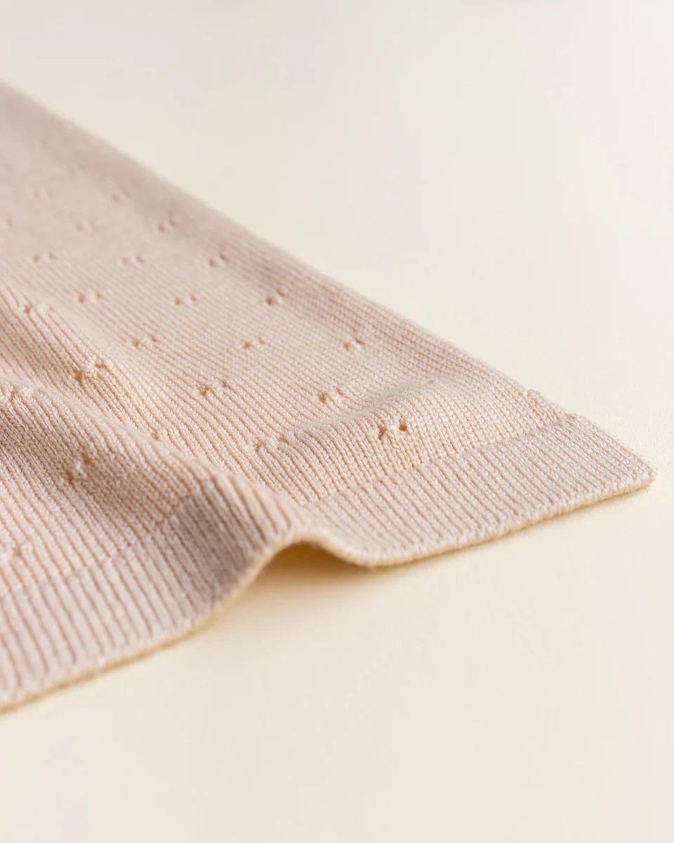 Hvid blanket Bibi oat