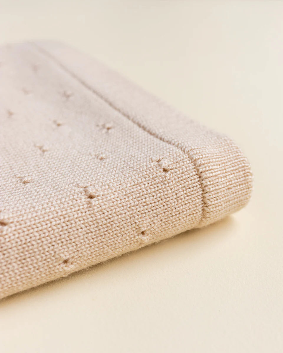 Hvid blanket Bibi oat