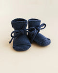Hvid booties blue