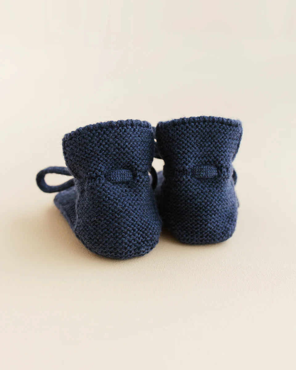 Hvid booties blue