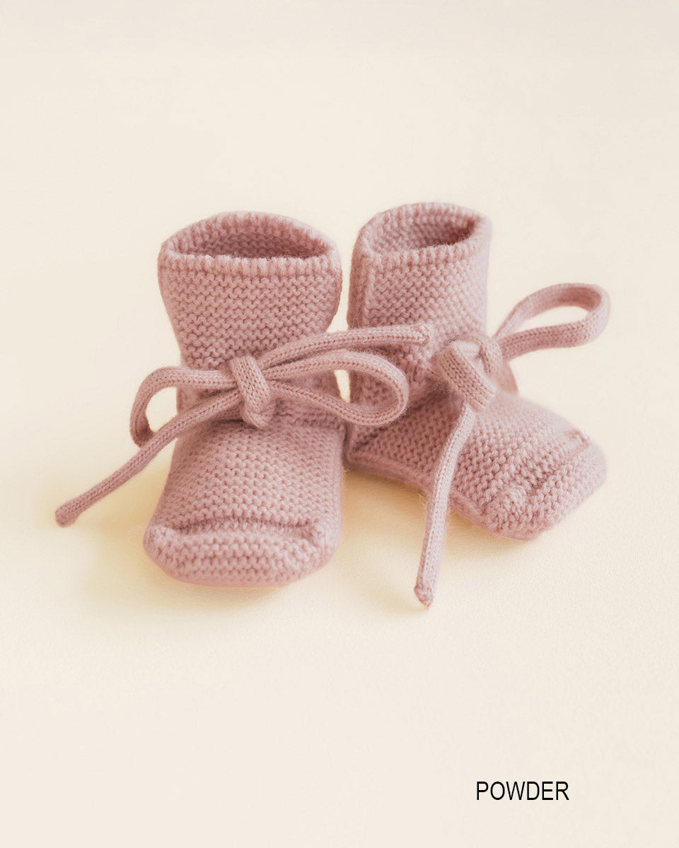Hvid booties powder
