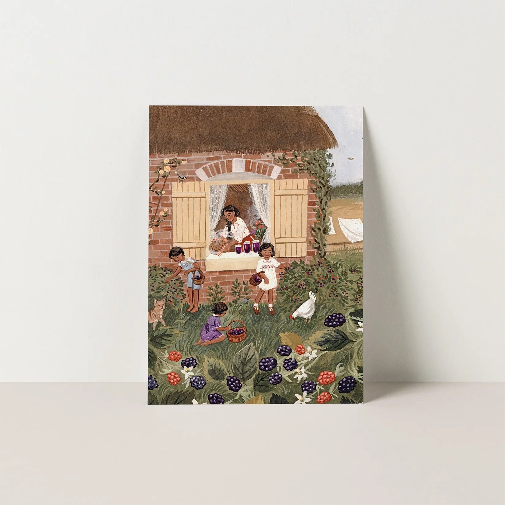 Robin Pieterse BRAMBLEPATCH COTTAGE postcard