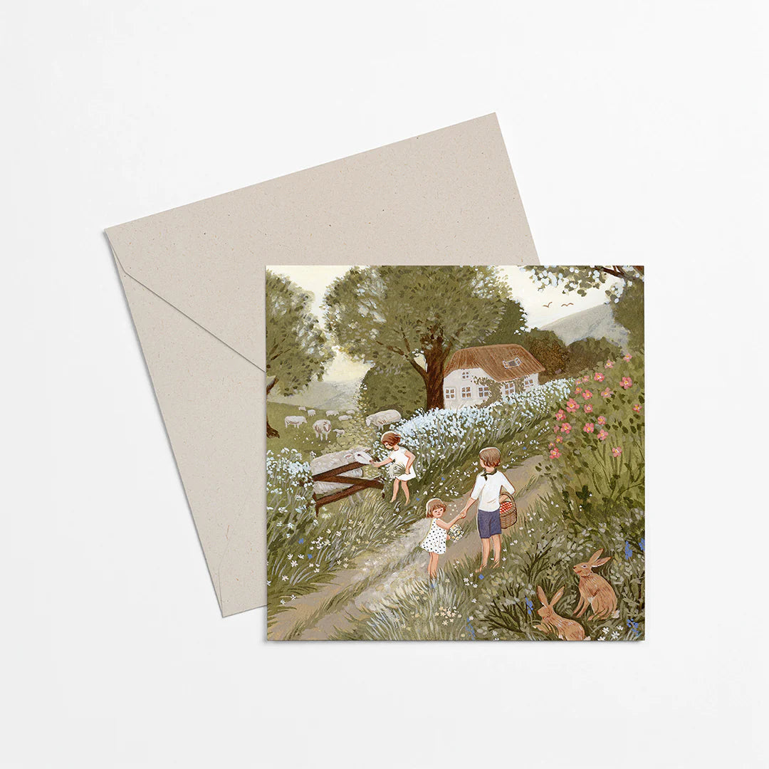 Robin Pieterse COW PARSLEY greeting card