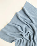 Hvid blanket Gaston frost blue (100 X 140 CM)