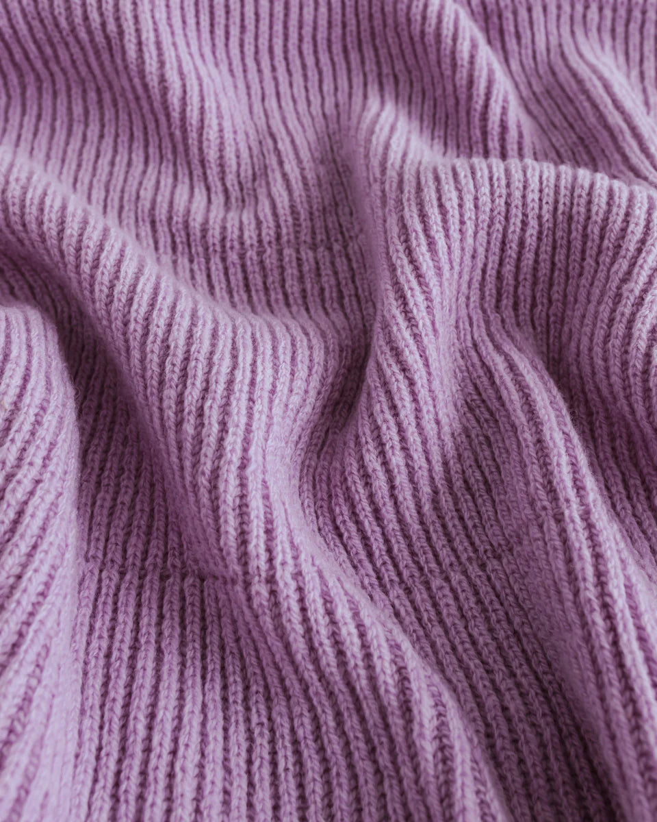 Hvid blanket Gaston lavender (100 X 140 CM)