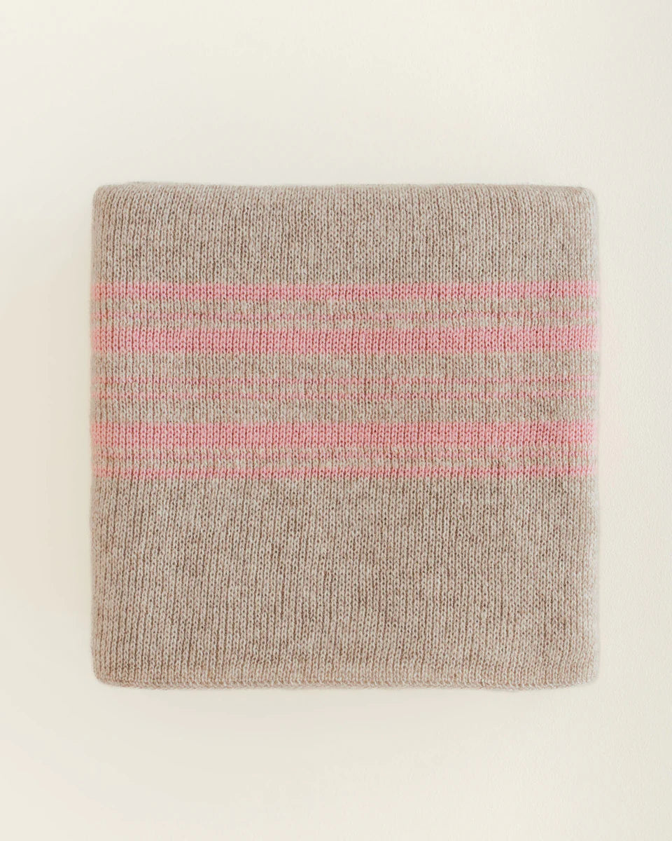 Hvid blanket Gilbert sand and bubblegum