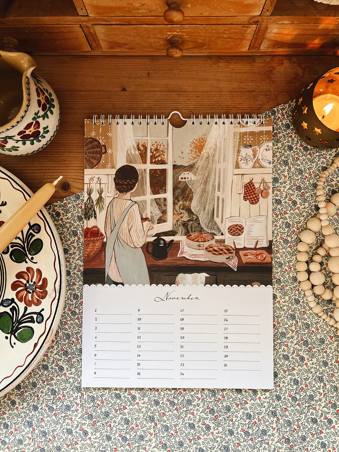 Robin Pieterse HOME AND HEARTH birthday calendar