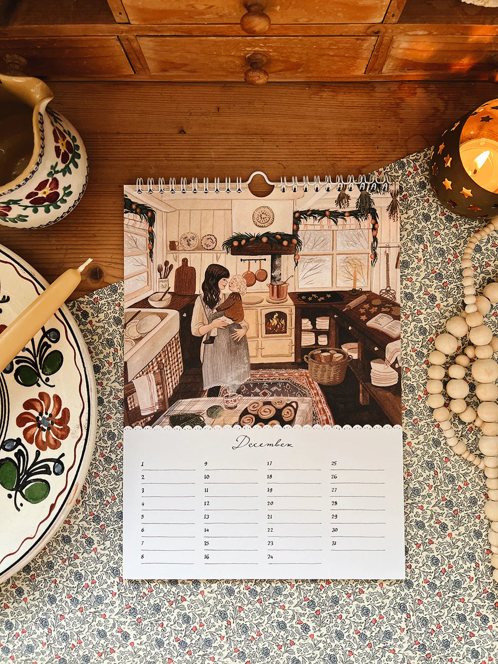 Robin Pieterse HOME AND HEARTH birthday calendar