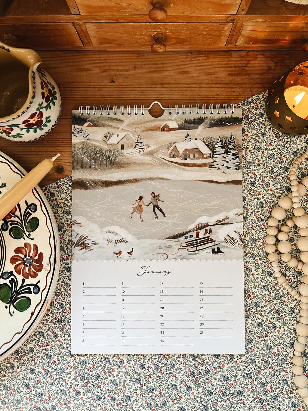 Robin Pieterse HOME AND HEARTH birthday calendar