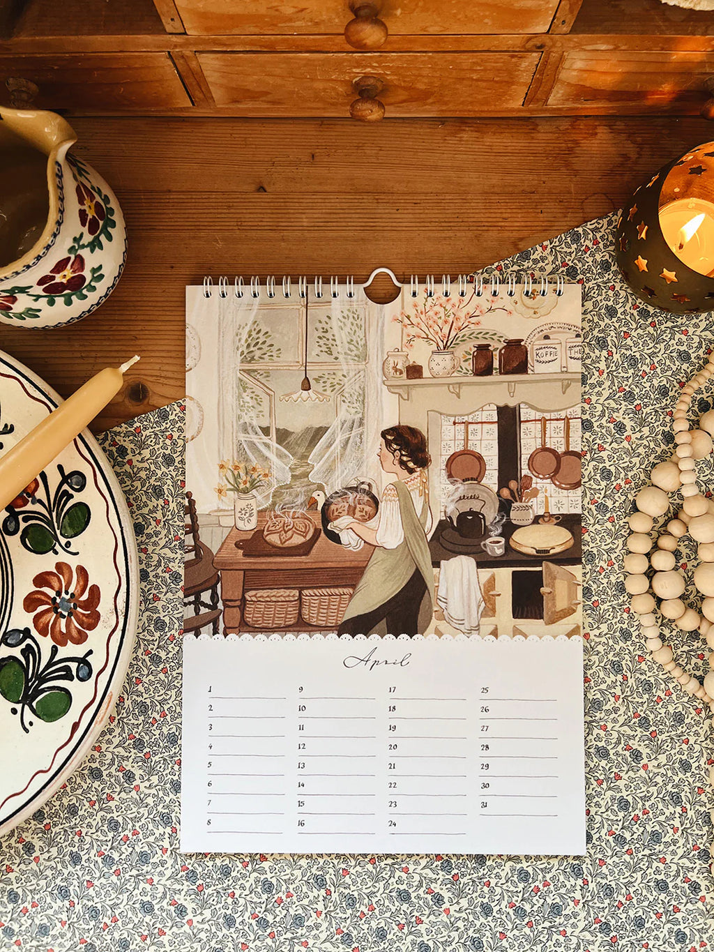 Robin Pieterse HOME AND HEARTH birthday calendar