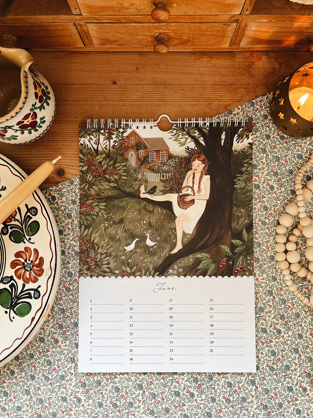 Robin Pieterse HOME AND HEARTH birthday calendar