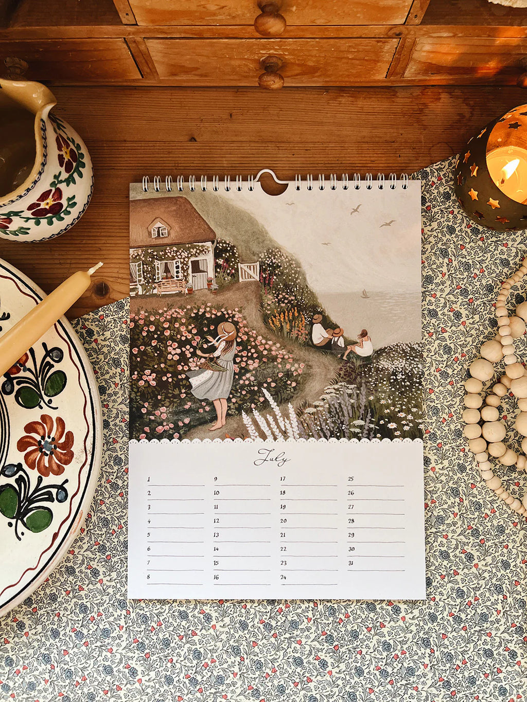 Robin Pieterse HOME AND HEARTH birthday calendar