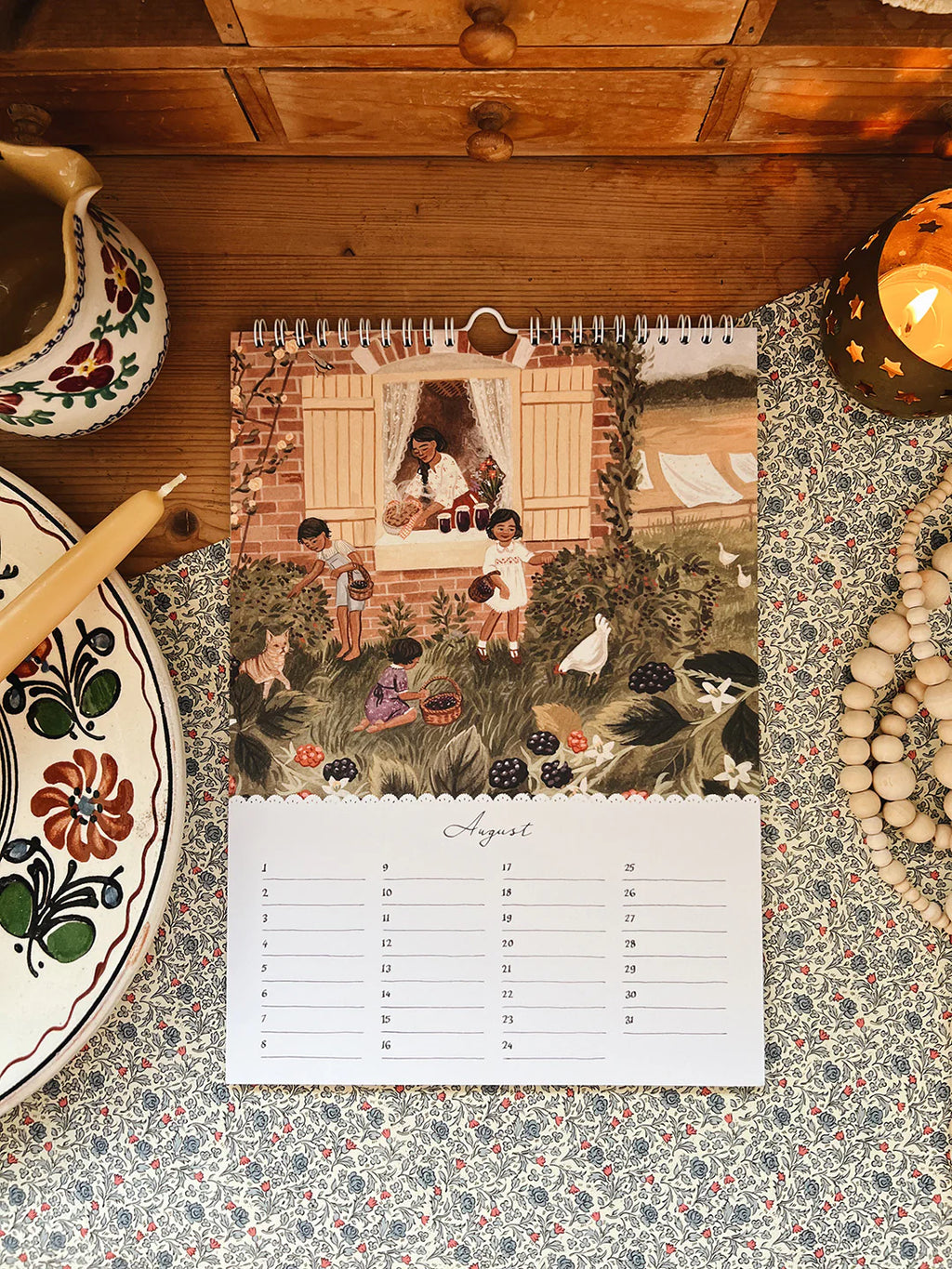 Robin Pieterse HOME AND HEARTH birthday calendar
