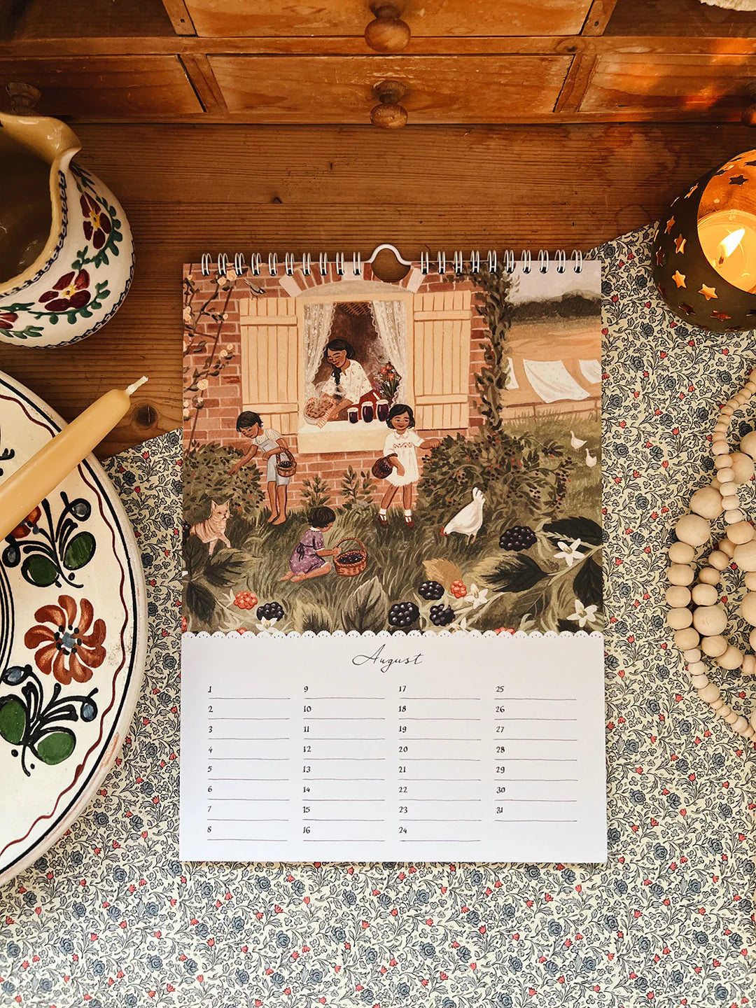 Robin Pieterse HOME AND HEARTH birthday calendar