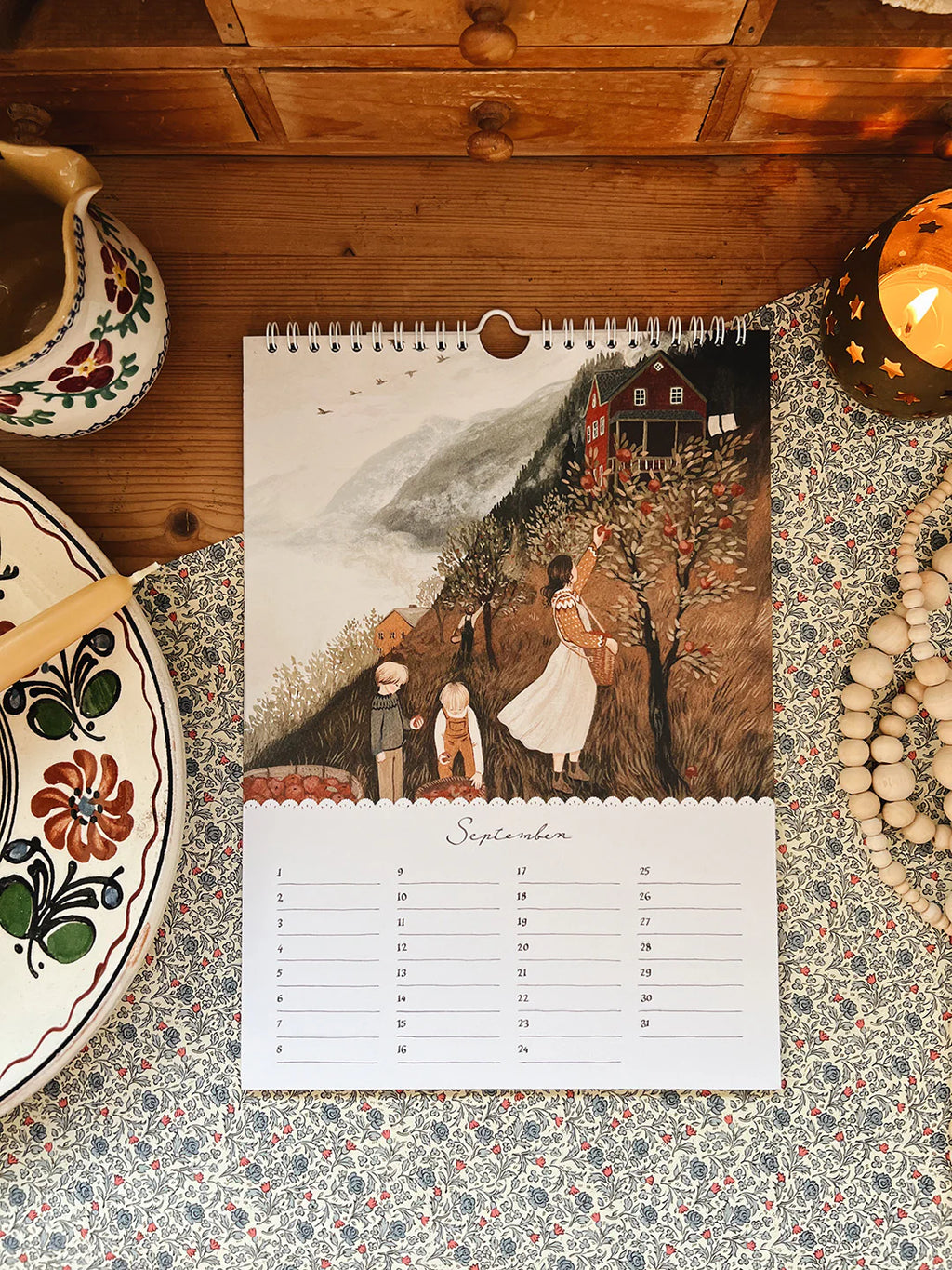 Robin Pieterse HOME AND HEARTH birthday calendar