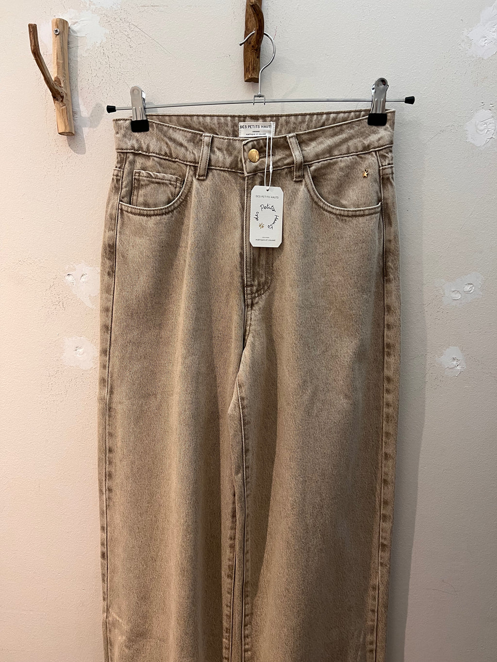 Des Petits Hauts Jeans LOUELA COLOR1 Jean ARGILE