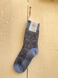 Hirsch natur wollen sok ster blauw bruin