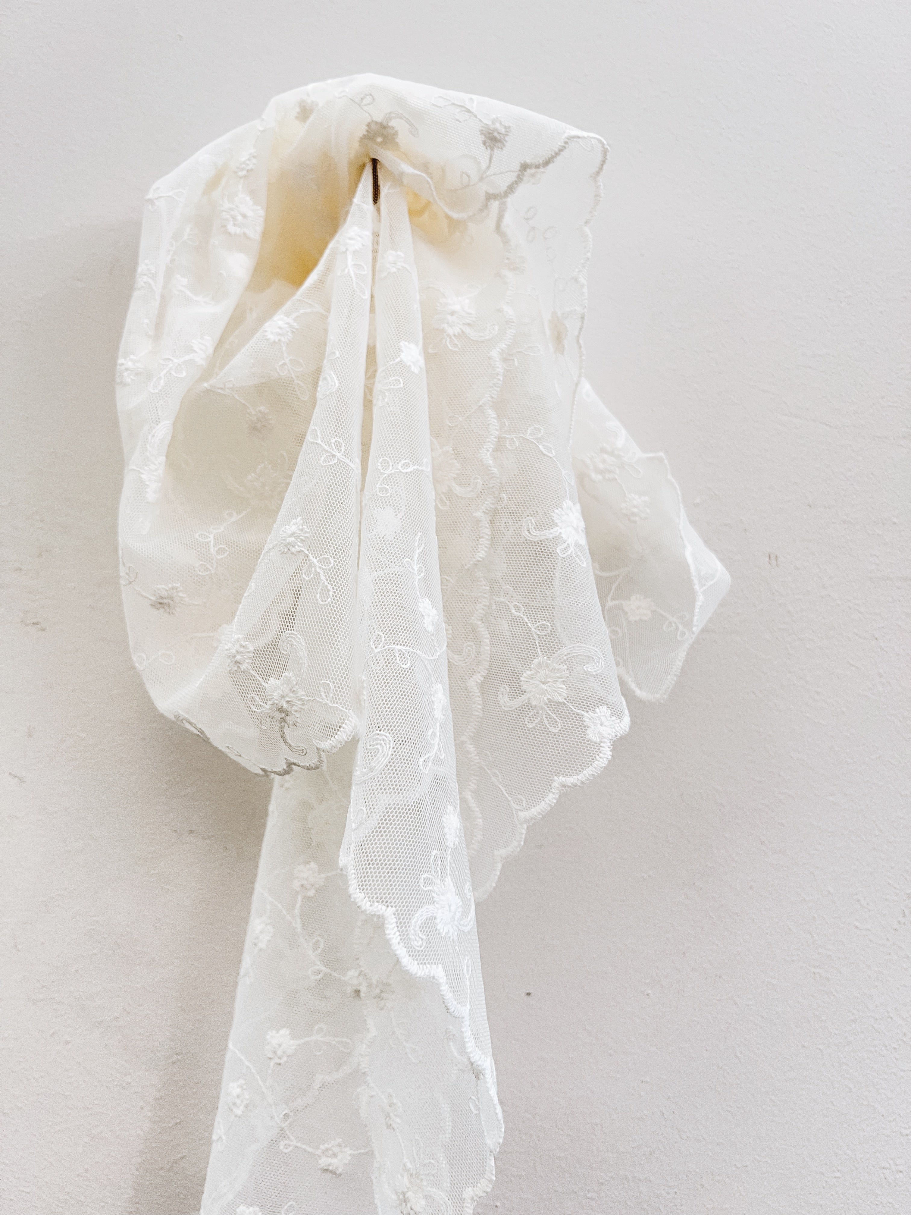 MP Denmark Lana lace scarf white