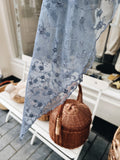 MP Denmark Lana lace scarf blue