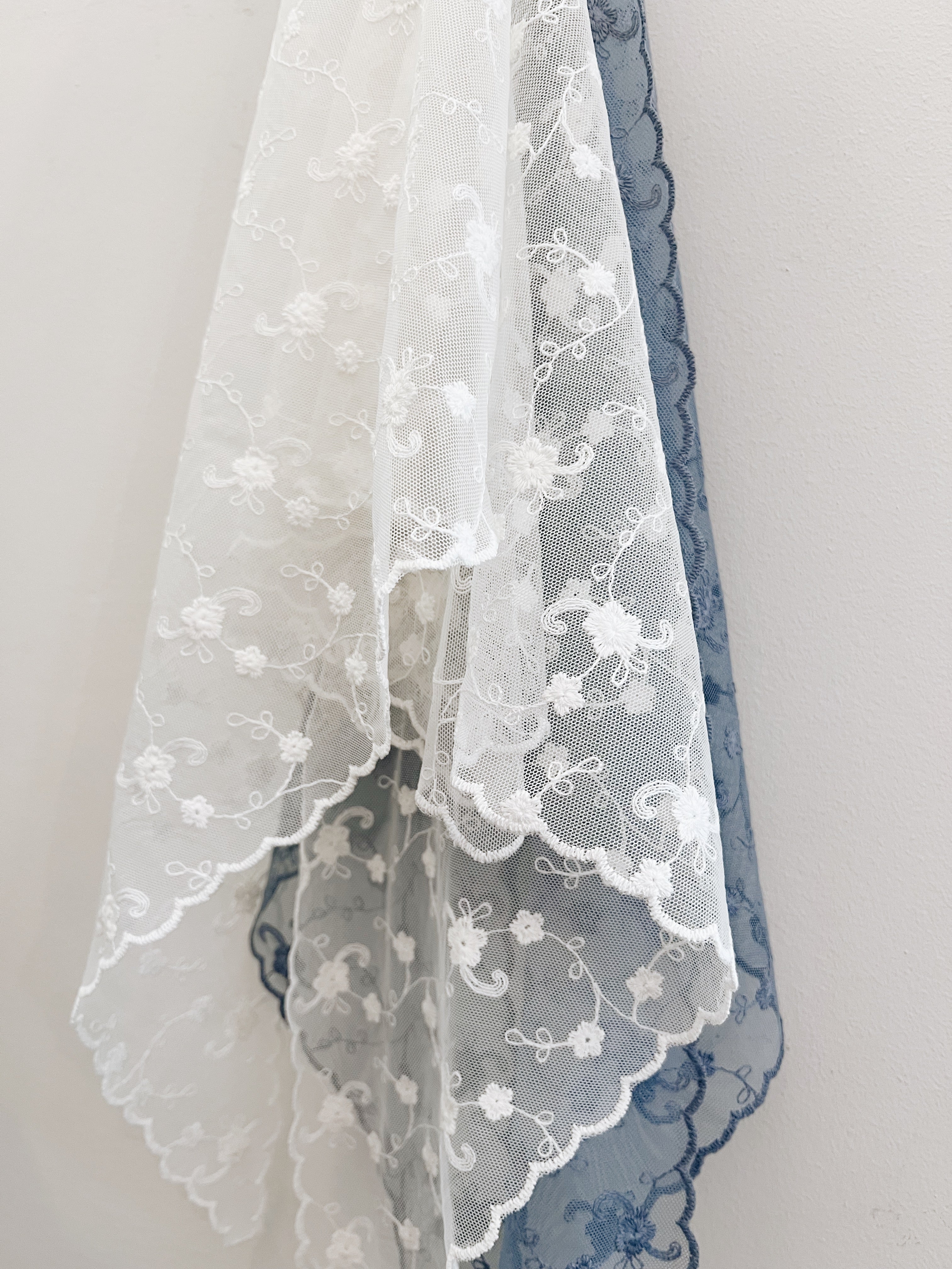 MP Denmark Lana lace scarf white