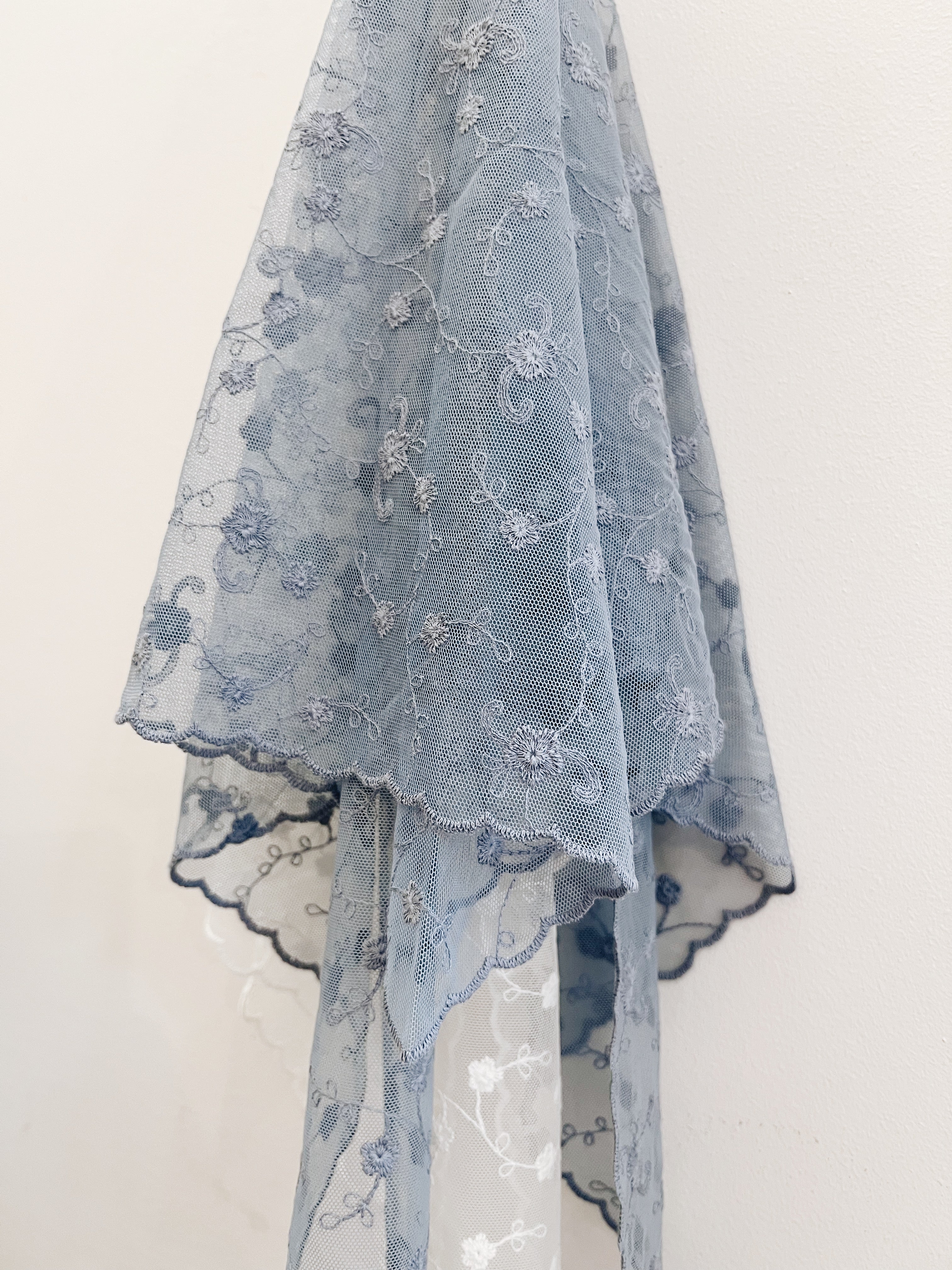 MP Denmark Lana lace scarf blue