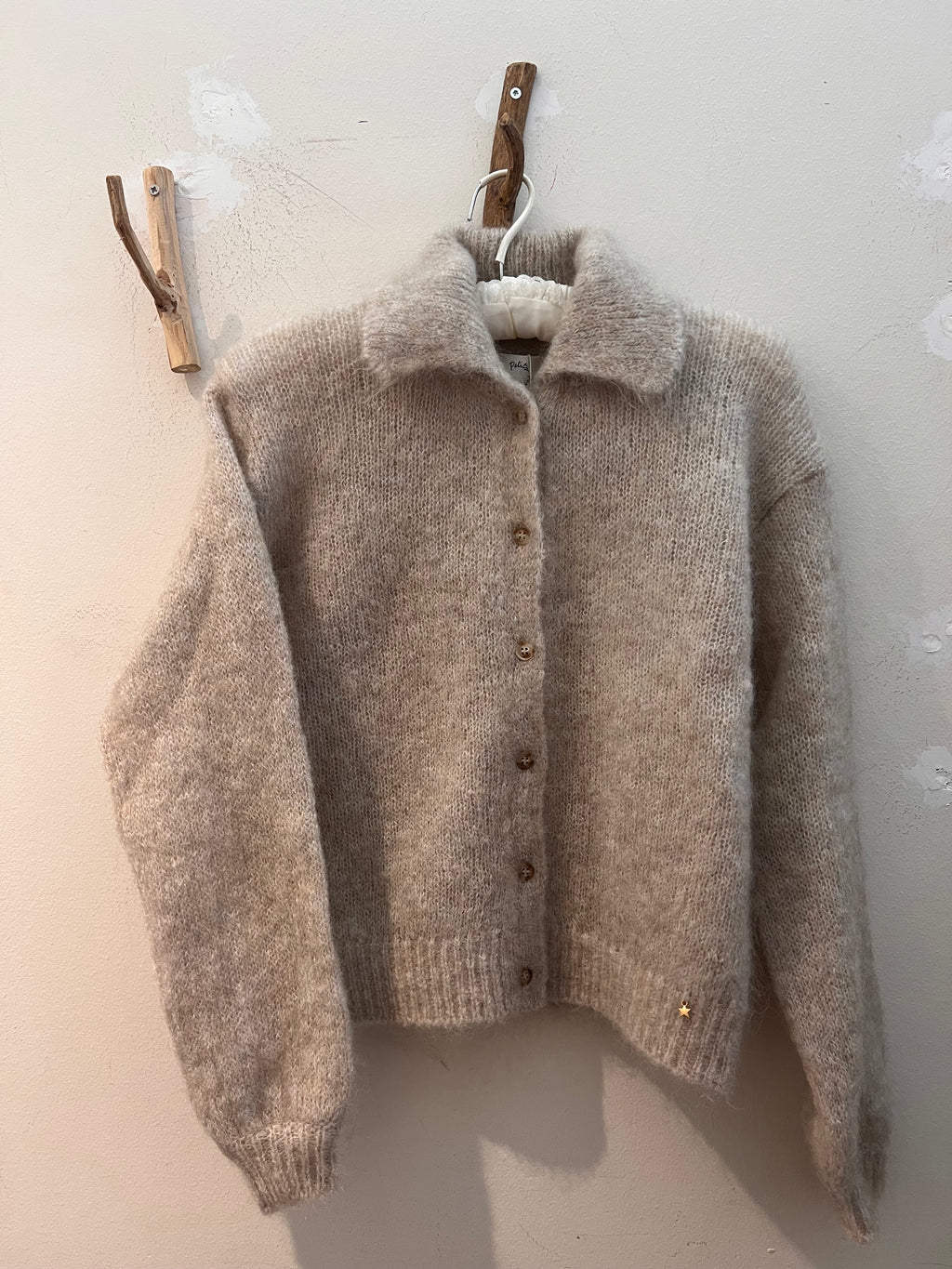 Des Petits Hauts Cardigan Alpolo LATTE