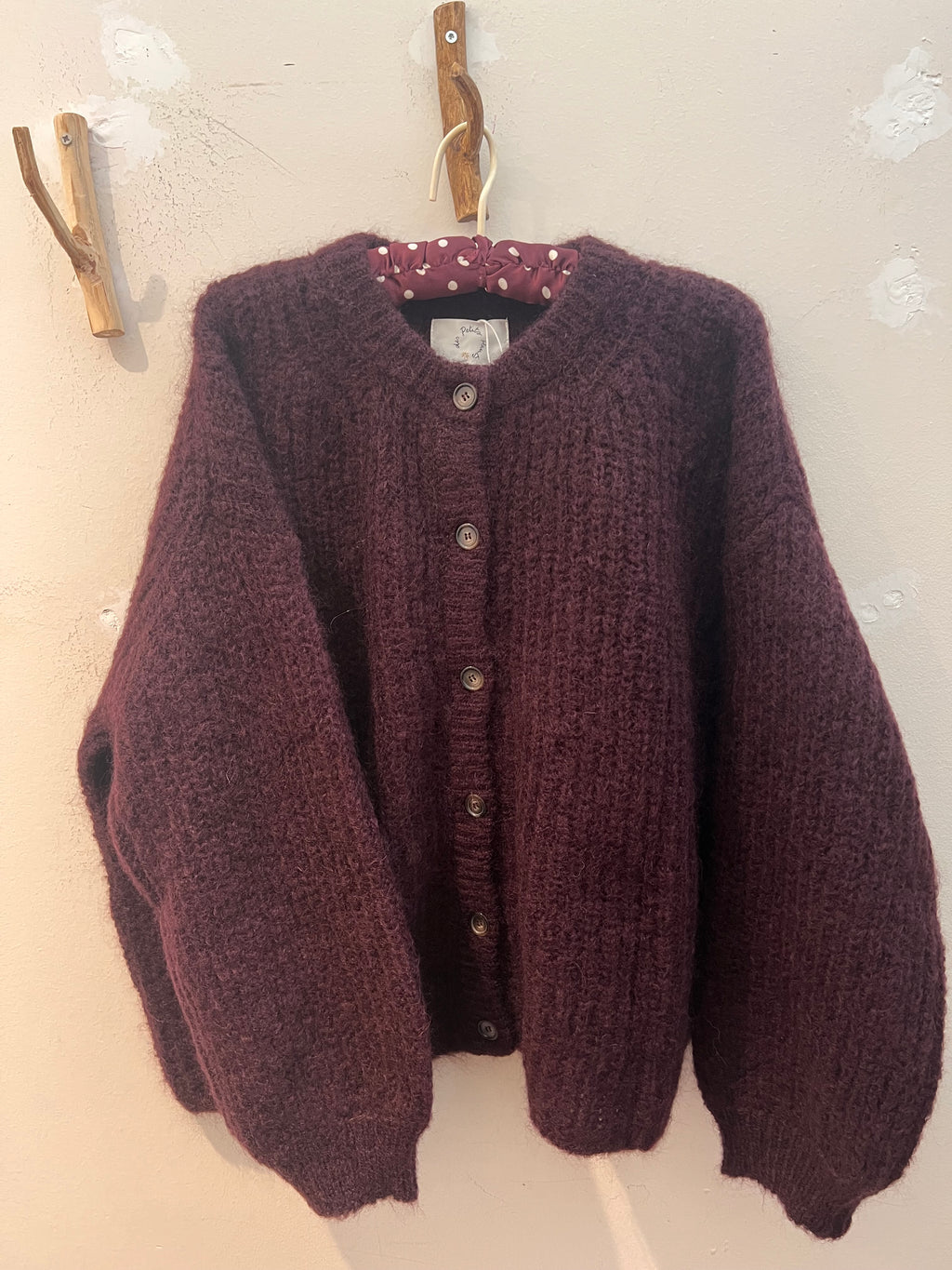 Des Petits Hauts ALMA Cardigan PRUNE