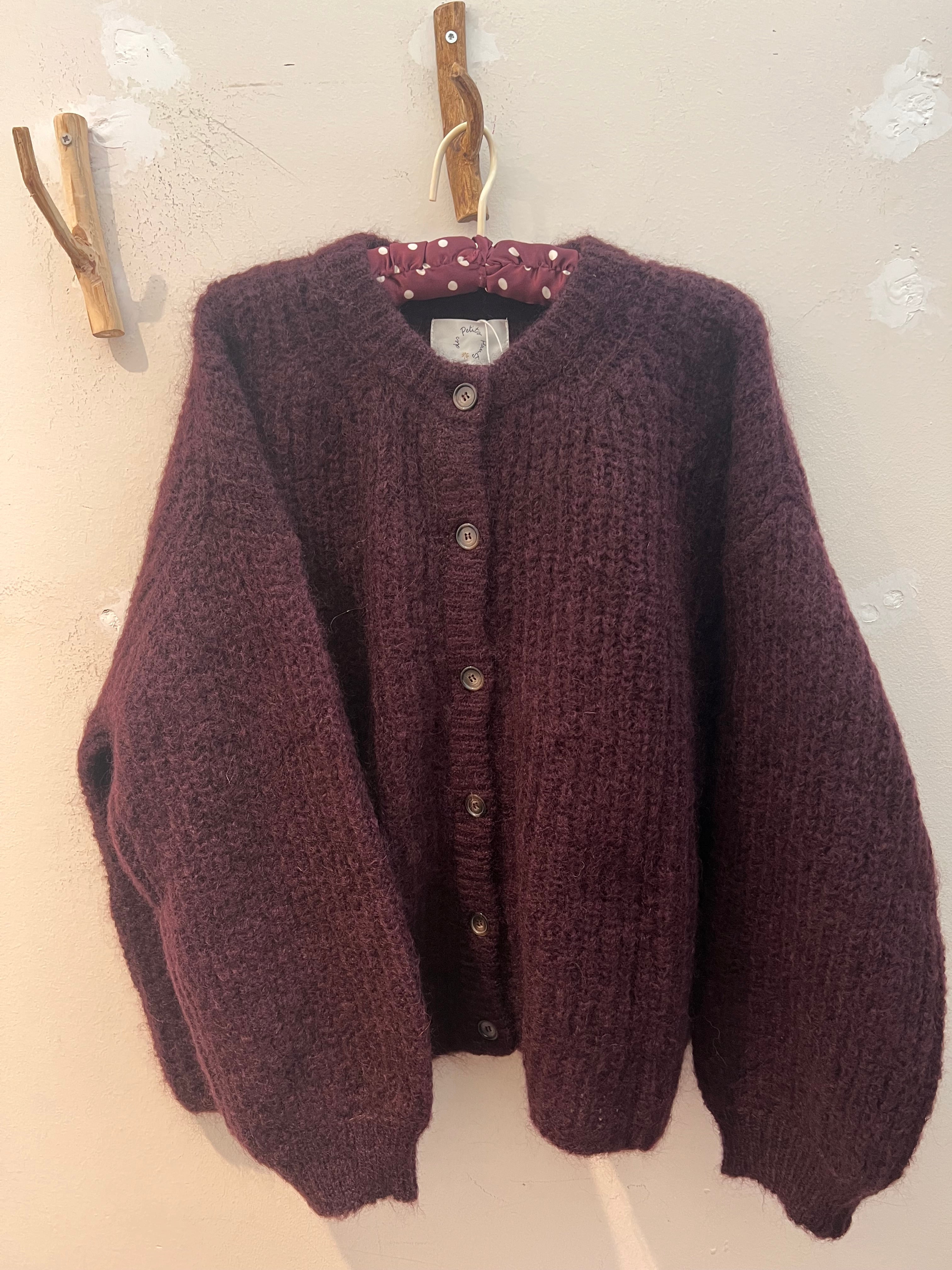 Des Petits Hauts ALMA Cardigan PRUNE