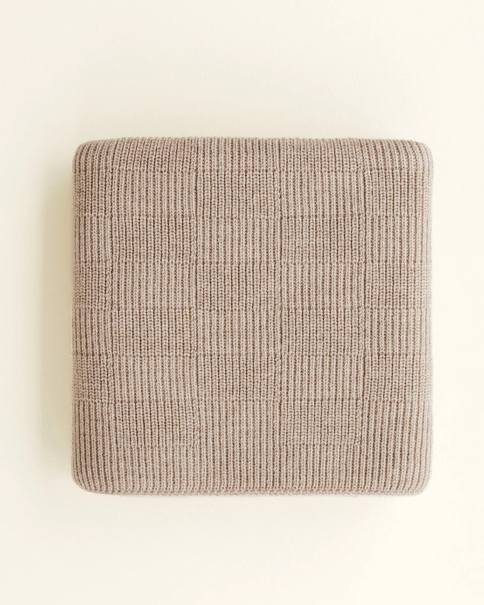 Hvid BLANKET IVY SAND