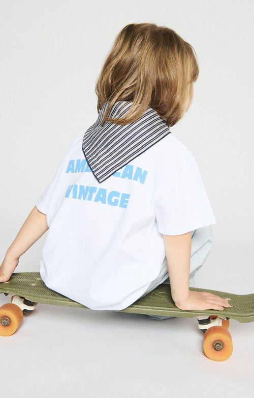 American Vintage T-shirt Fizvalley wit