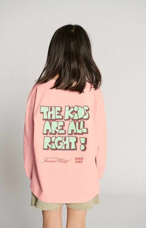 American Vintage longsleeve Fizvalley vintage sorbet