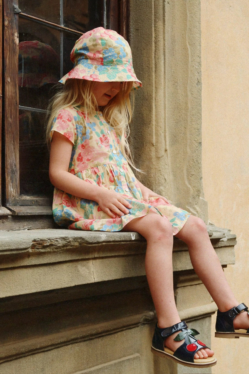 Konges Slojd PACEY SS DRESS GOTS BLOOMIEGRAPE