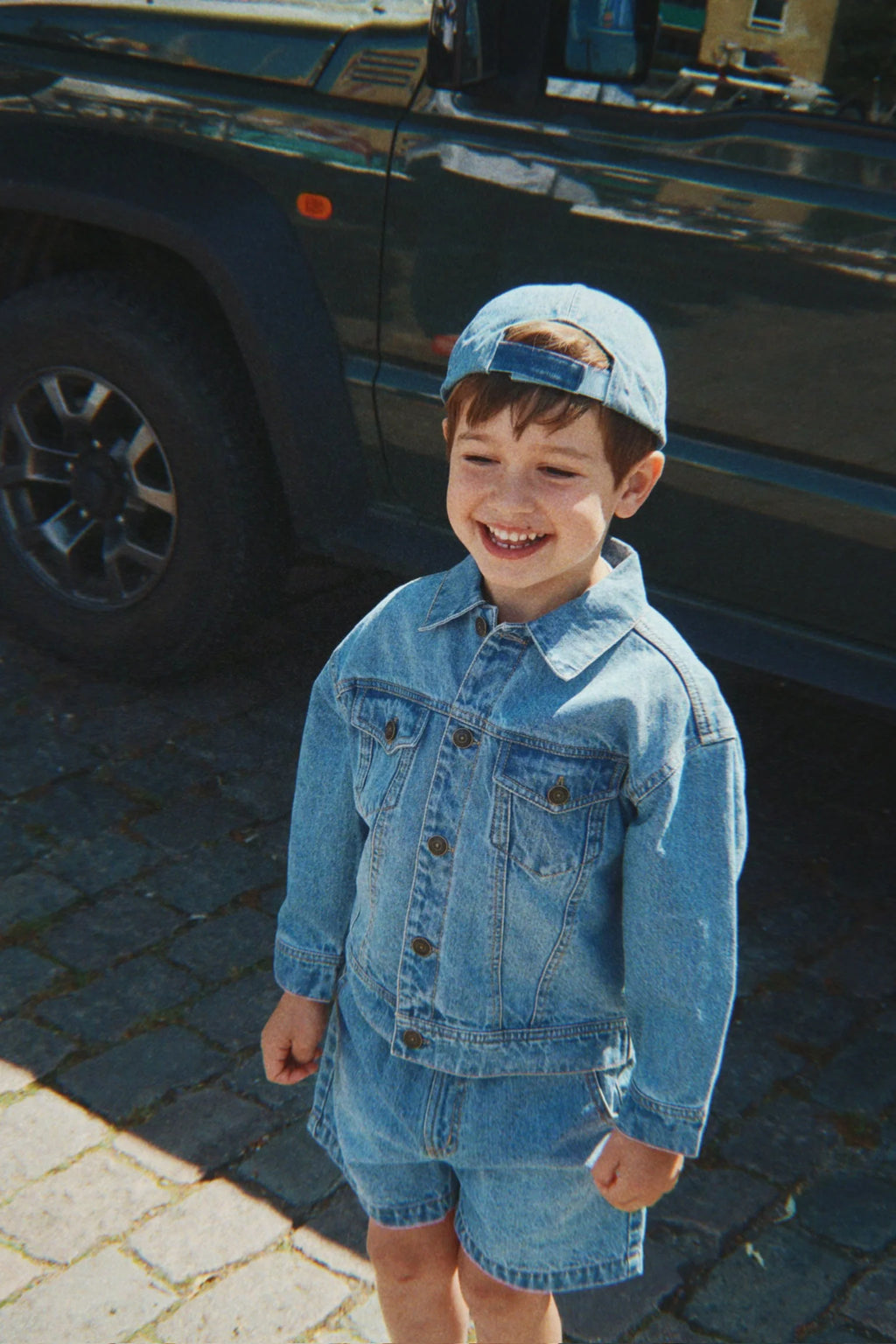 Konges Slojd MAGOT DENIM SHORTS GOTS DENIM BLUE
