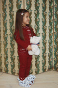 Konges Slojd DALMATIAN FOOTIES BEIGE/BLACK
