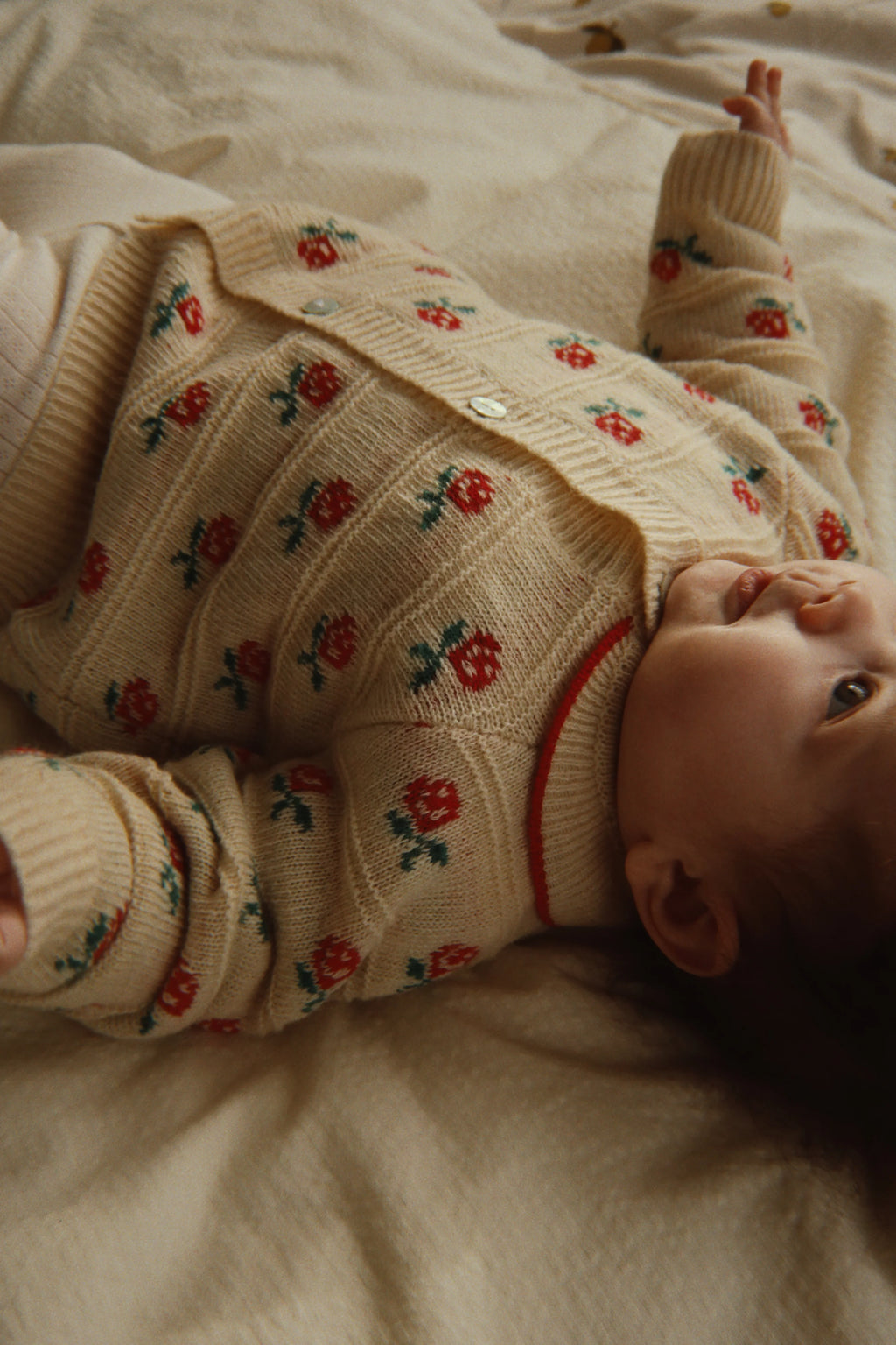 Konges Slojd BELOU COLLAR CARDIGAN Rose