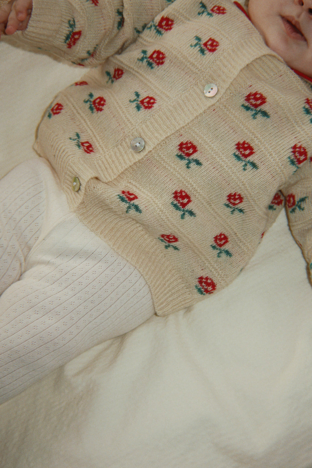 Konges Slojd BELOU COLLAR CARDIGAN Rose