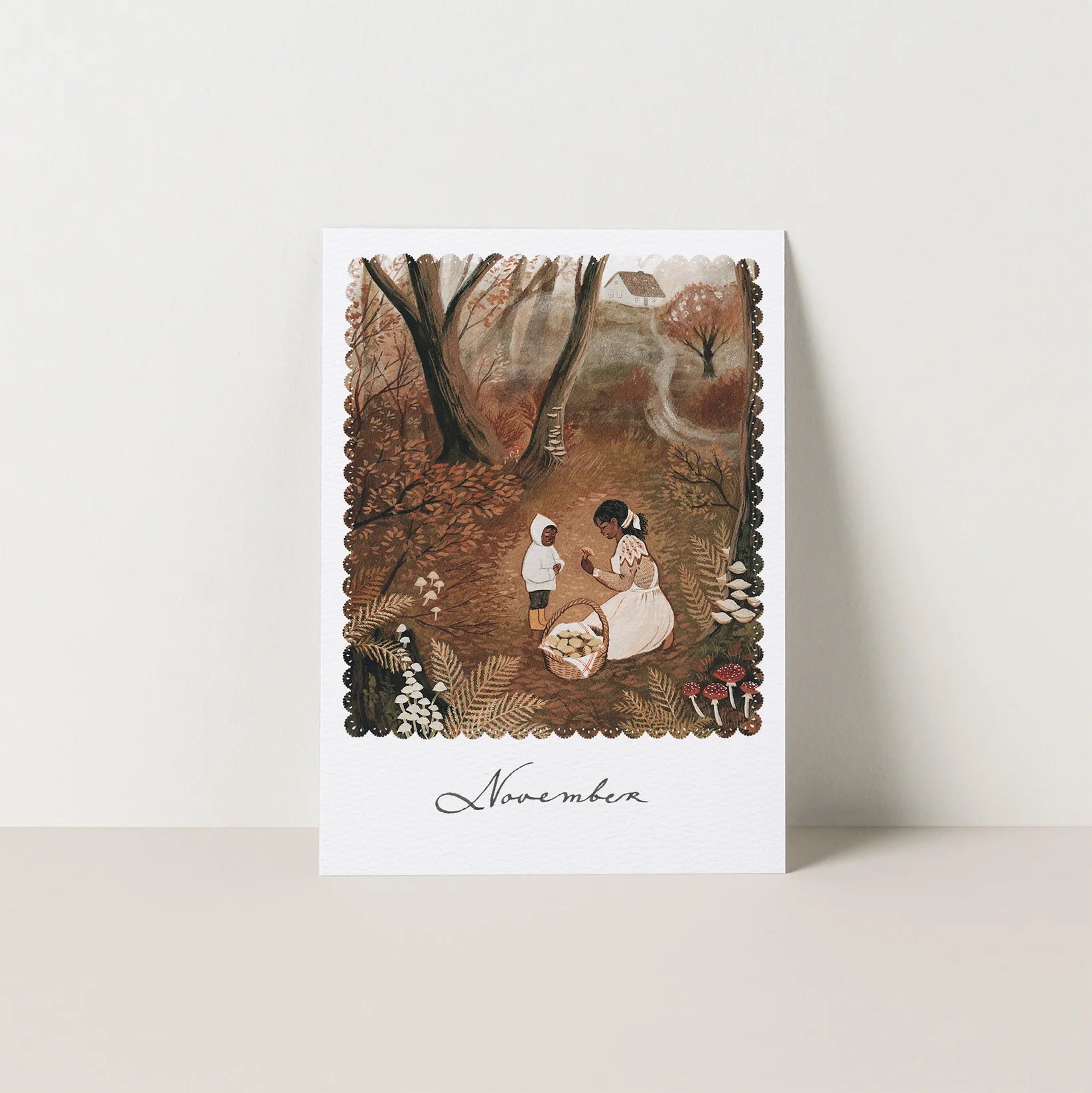 Robin Pieterse NOVEMBER seasonal postcard