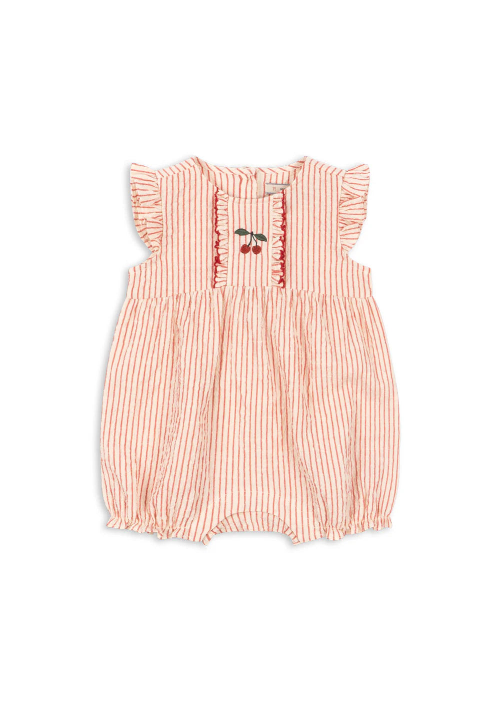 Konges Slojd ELLIE FRILL ROMPER GOTS AMOUR STRIPE