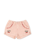 Konges Slojd ELLIE FRILL SHORTS GOTS AMOUR STRIPE