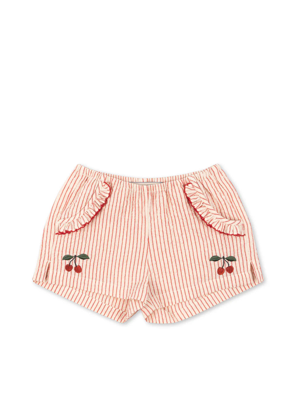 Konges Slojd ELLIE FRILL SHORTS GOTS AMOUR STRIPE