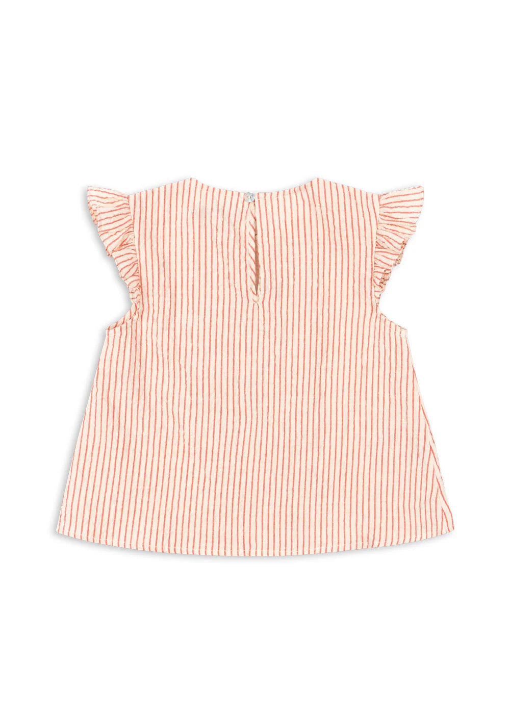 Konges Slojd ELLIE FRILL TOP GOTS AMOUR STRIPE