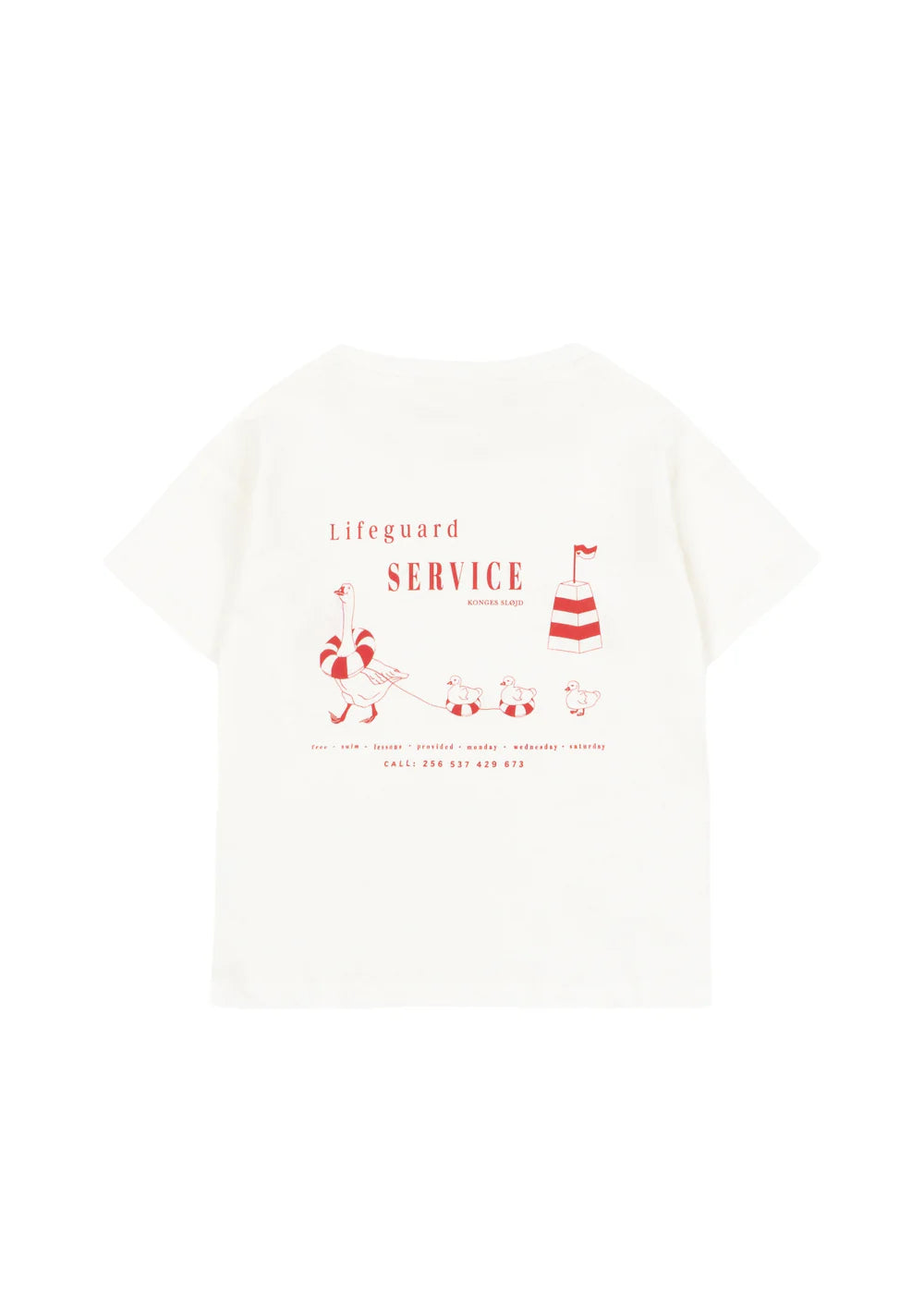 Konges Slojd ERA TEE OCS OFF WHITE/LIFEGUARD SERVICE