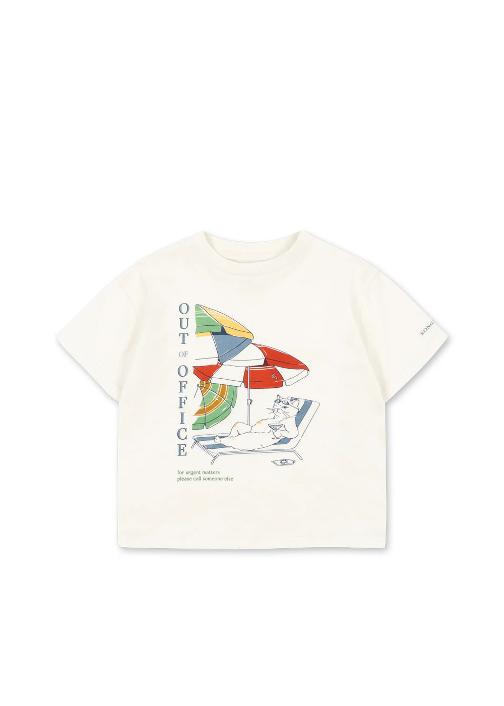 Konges Slojd FAMO TEE GOTS ANTIQUE WHITE